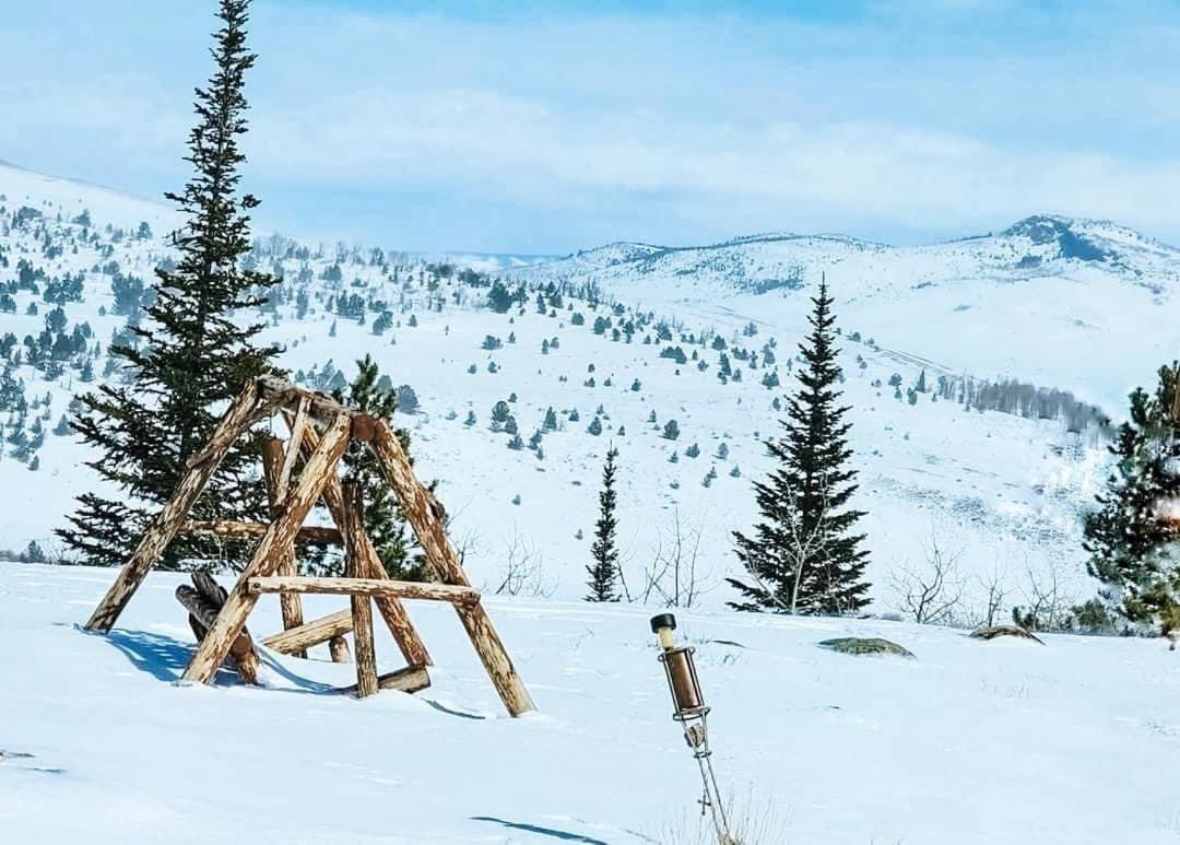 Red-Tail Roundhouse At 22 West Cabins And Recreation Hebron Екстериор снимка