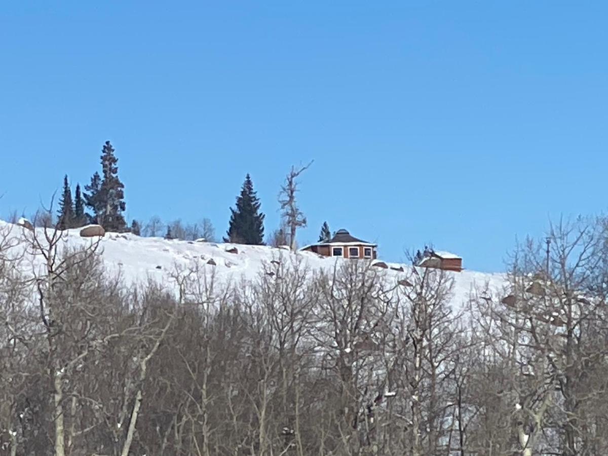 Red-Tail Roundhouse At 22 West Cabins And Recreation Hebron Екстериор снимка