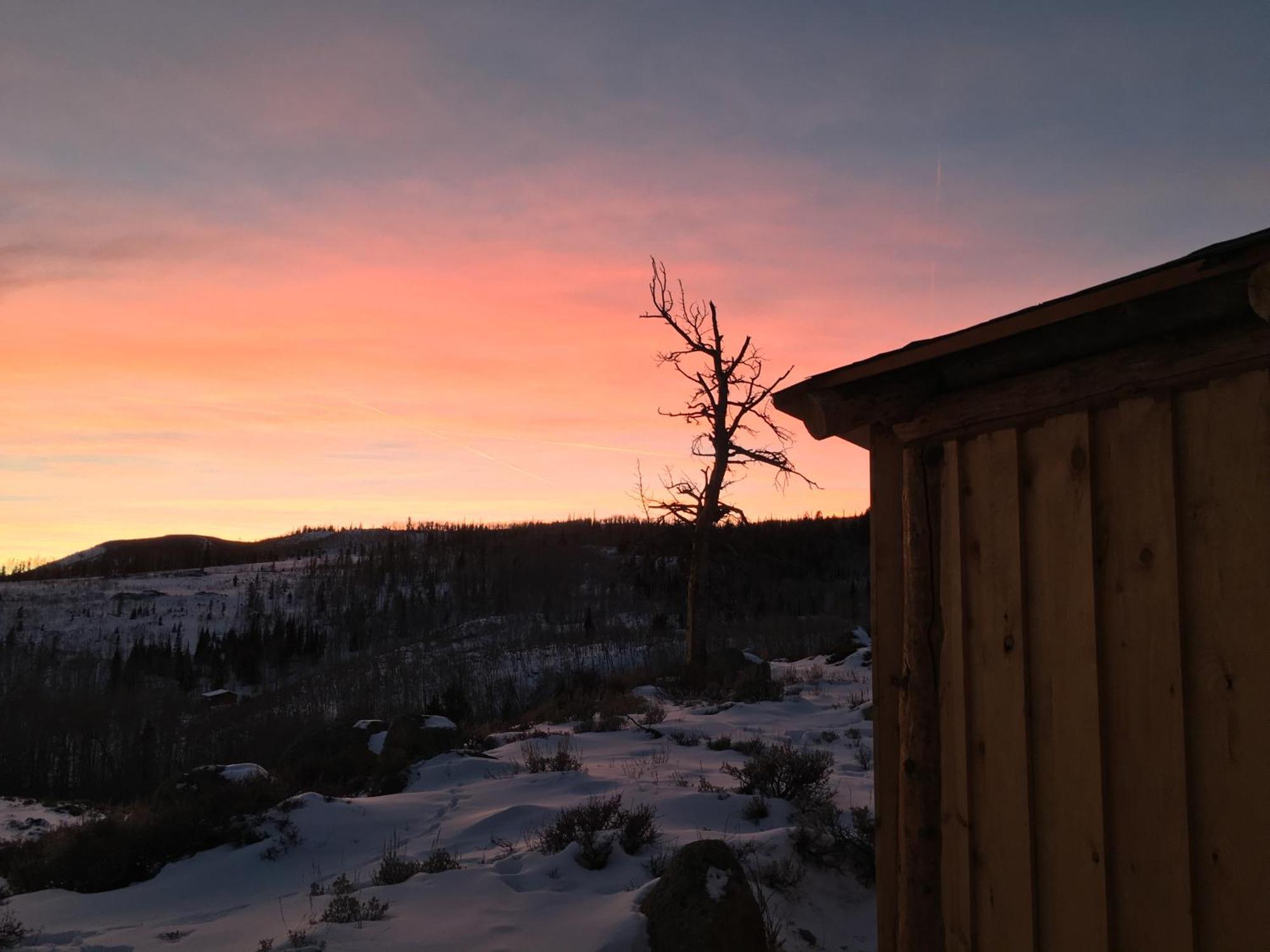 Red-Tail Roundhouse At 22 West Cabins And Recreation Hebron Екстериор снимка